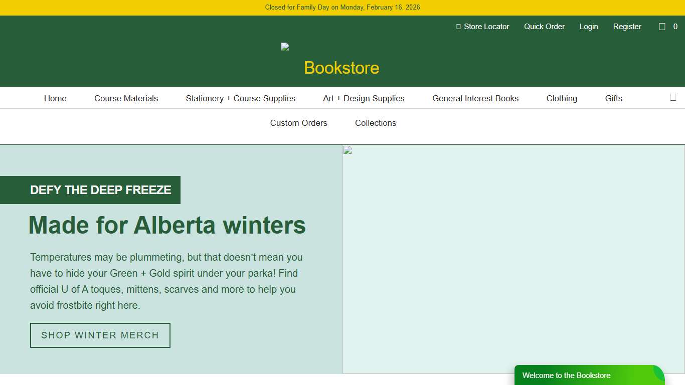 Bookstore University of Alberta